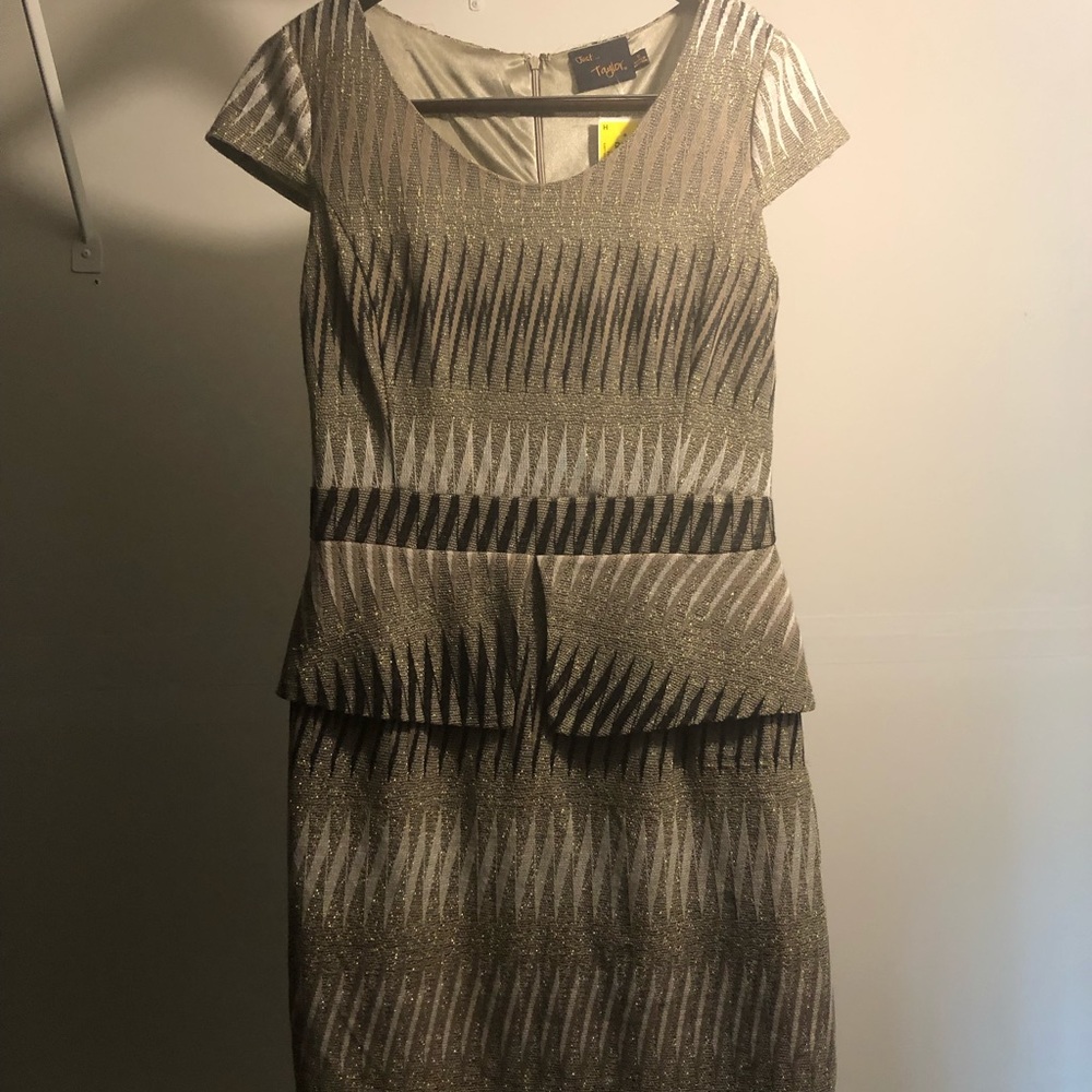 Just...Taylor Peplum Shift Dress